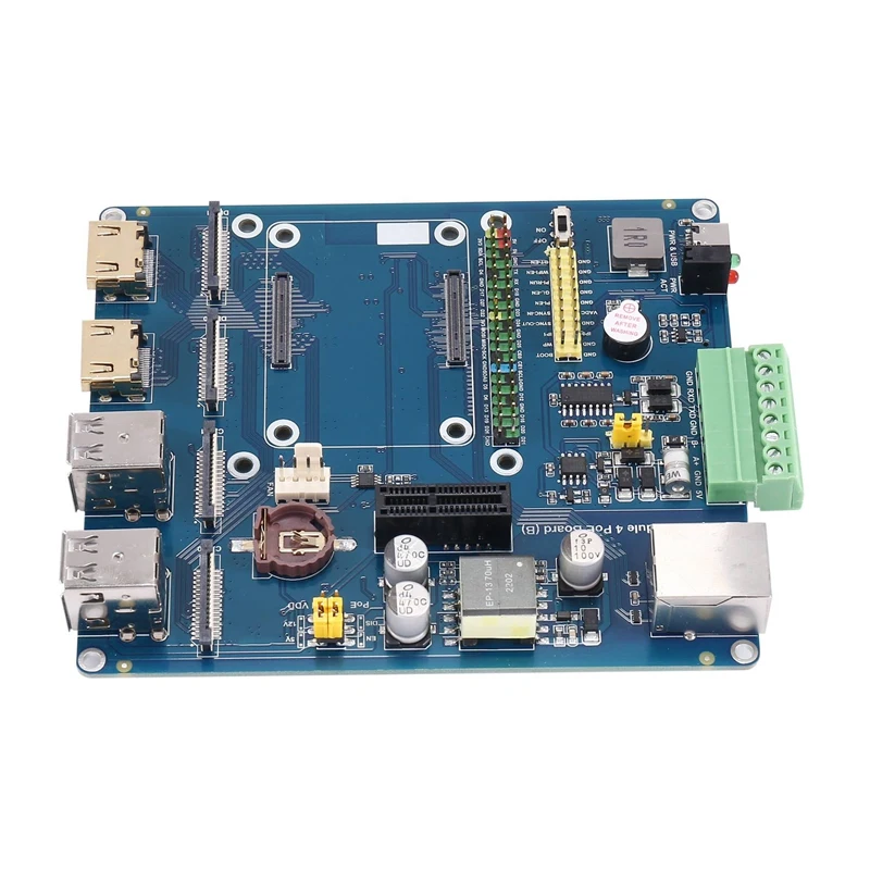 Imagem -04 - Placa de Expansão Gpio para Raspberry pi Compute Module Poe Rs485 Rs232 Mipi Portas Csi Usb Rj45 40pin Gpio as Melhores Ofertas