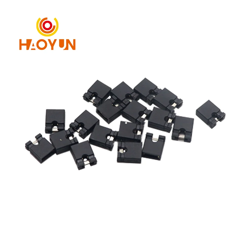 【100-50PCS】Pin Header Jumper Blocks Connector 2.54MM For 3 1/2 Hard Disk Drive CD/DVD Drive Motherboard and/or Expansion Card G2