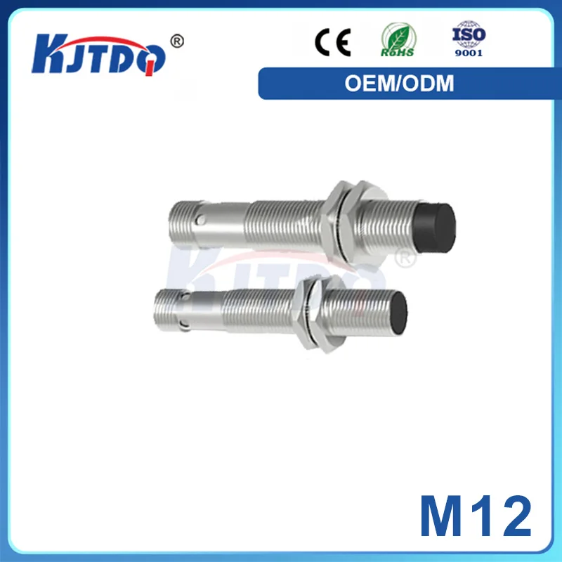 M12 IP67 Flush Sn 2mm Current Output Voltage Output PNP Analog Plug Inductive Proximity Sensor 24VDC