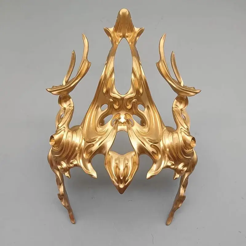 Resin Chinese Ancient Helmet King Crown Adult Antique Types Halloween Headwear Cartoon Cosplay Movie Play Photography Hat