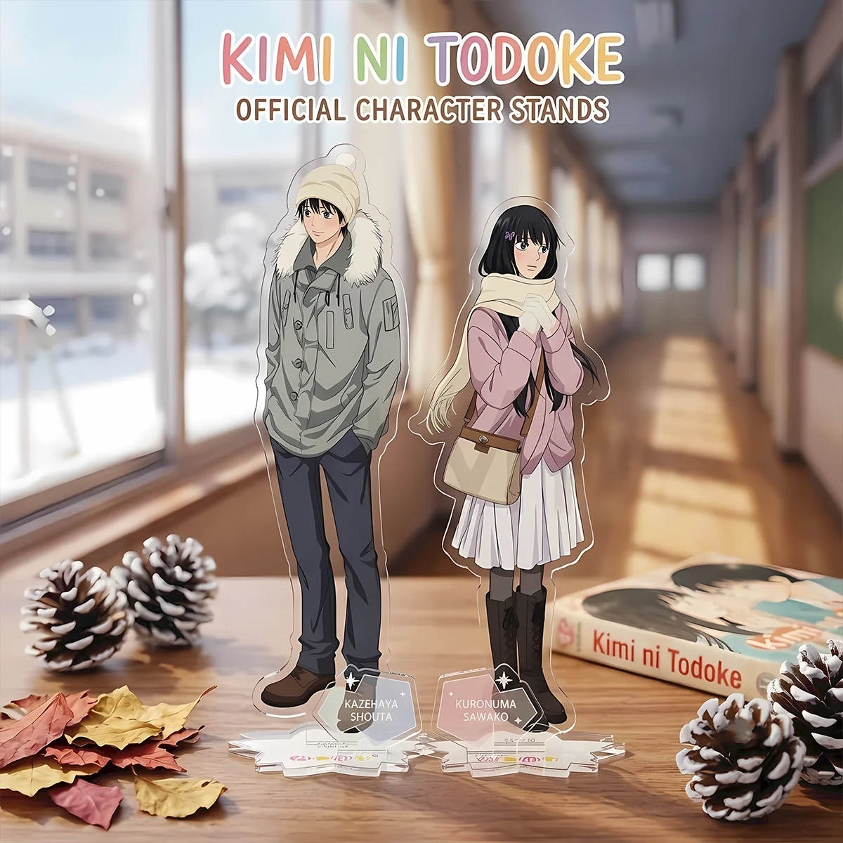 Anime Kimi ni Todoke Season3 15cm Acrylic Stand HD Ayane Chizuru Holiday Gift Independence Day Table Cabinet Sweet keychain