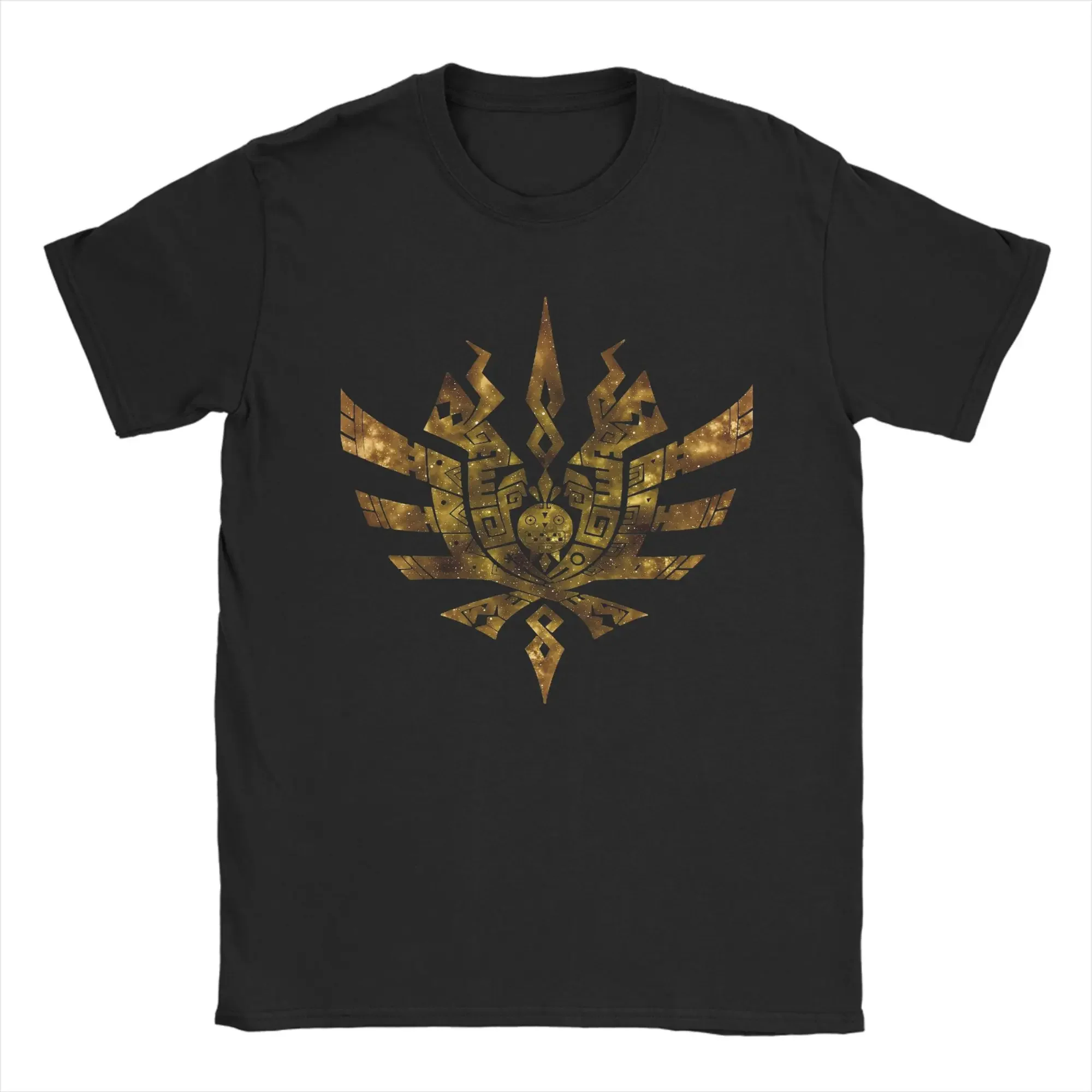 Streetwear T Shirt Summer Monster Hunter Ultimate Galaxy Logo T Shirts  100% Cotton Tee Shirt for Man Loose Short Sleeve Tees