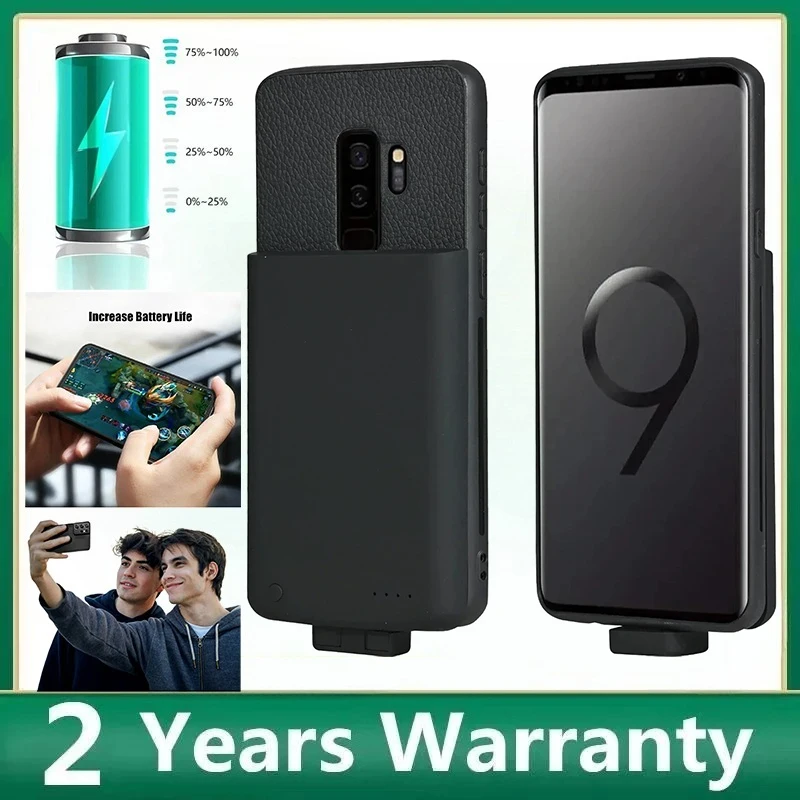

Новый чехол-аккумулятор для Samsung Galaxy S9 Plus, 5000 мАч, Power Bank, дополнительный аккумулятор для телефона Samsung S9 Plus
