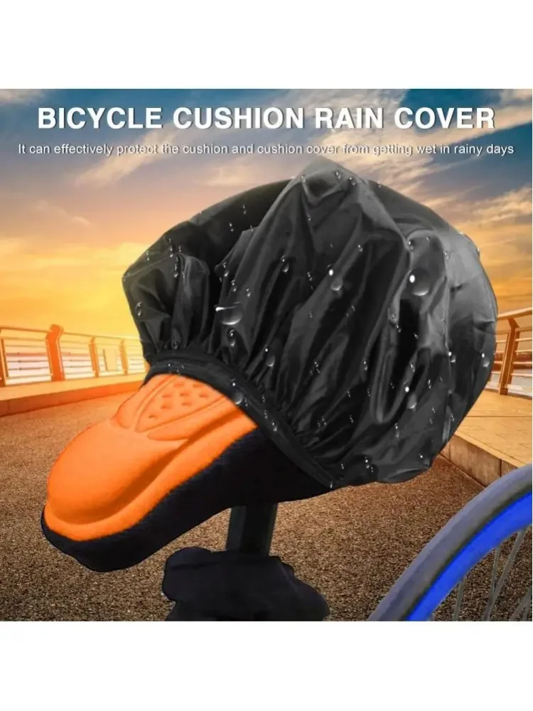 AliExpress APWIKOGER Waterproof Bike Seat Rain Cover Washable Rain Dust Protective Cushion Universal Bicycle Seat Cover Bicycle Accessories