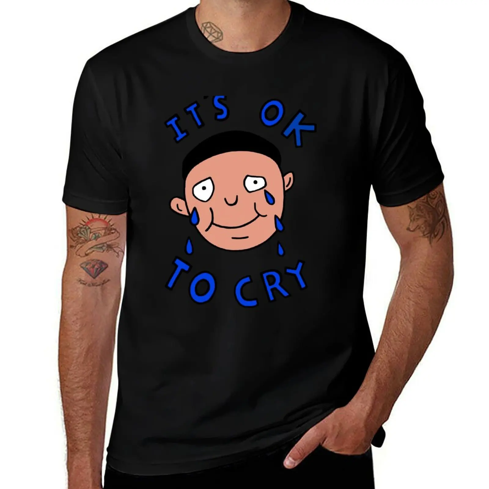It's Ok to Cry (Daria) T-Shirt Urban Style Casual Short Sleeve Top T-Shirt