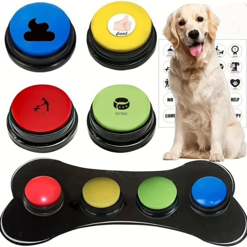 

Dog Talking Button Pet Communication Button Sounder Meal Bell Toy Pet Training Buzzer Training Artifact