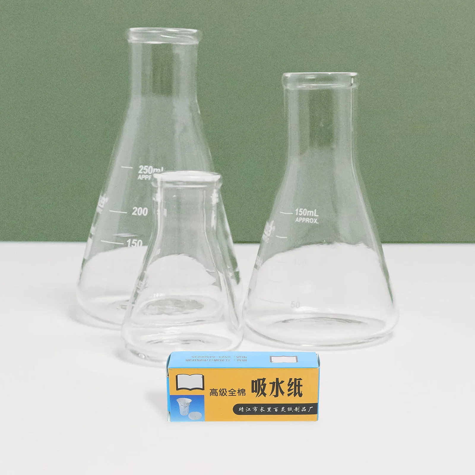 200 pezzi di carta assorbente da laboratorio materiale durevole ad alta assorbimento consistenza morbida in spugna per esperimenti biochimici laboratorio di chimica