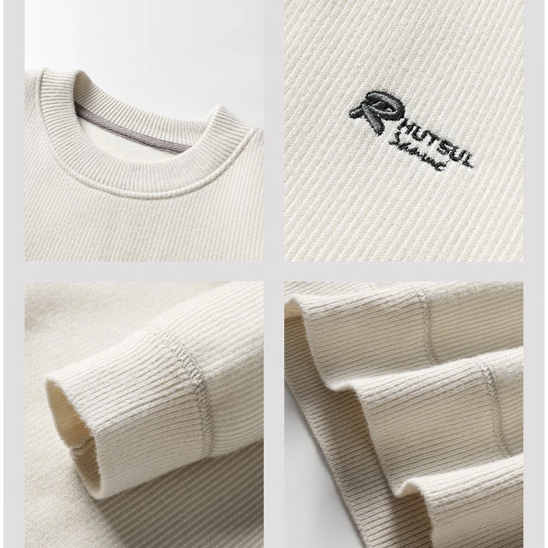 Sweater For Men Men's Clothing Men's Sweat-shirt Knit Autumn Streetwear Male Fashion Pullovers Casual Hombre Warm Solid Spring