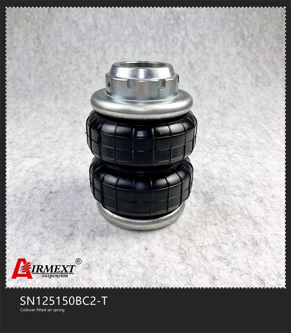 AIRMEXT/SN125150BC2-DT2 (M50*2-48) /Dia.125mm rear air suspension airspring Double convolute/pneumatic parts/air suspension