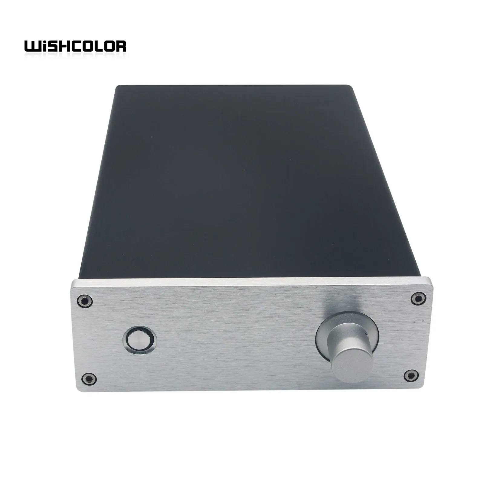 Wishcolor ICEPOWER 2x125W HIFI Amplifier ICE125ASX2 Dual Channel Digital Amp with Volume Adjustment for Audiophile