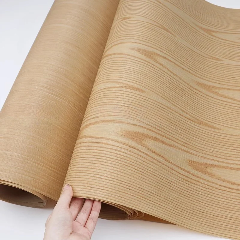 58x250cm T0.2mm Wooden Door Veneer Water Curved Willow Dood Solid Wood Wall Cabinet Veneer Wood Sheet