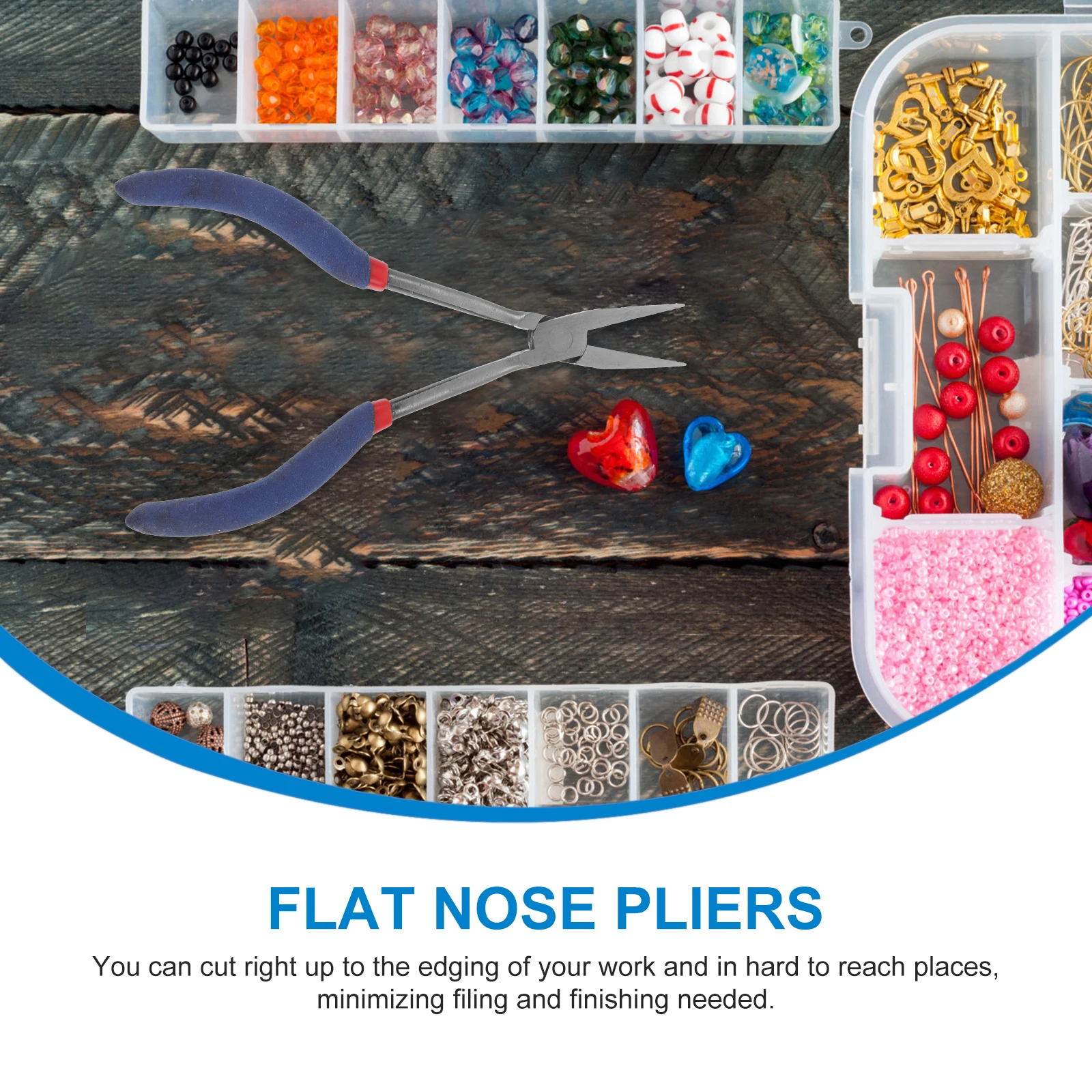 

Flat Nose Carbon Steel Wire Cutter For Jewelry Making Handicraft Diy Craft Handicraft Wire Cutting Plier Tool Smooth Jaw Handy