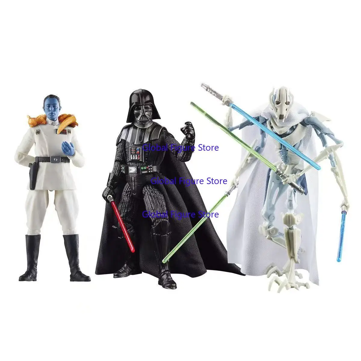 Hasbro Star Wars 6-inch Articulated Figure Set: Darth Vader, Marshal Zorv, General Grievous - view 5