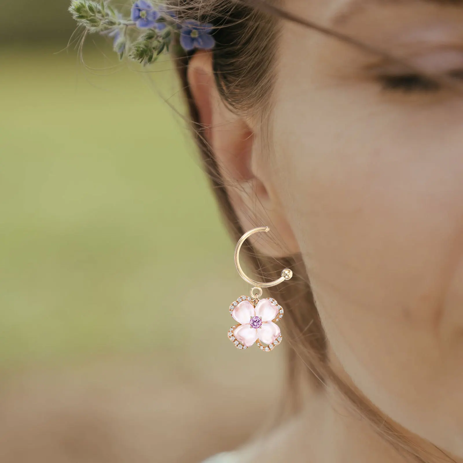 

6Pcs Earring Hooks Metal Smooth Texture Lightweight DIY Jewelry Findings Handcrafted Dangle Earring Making Supplies Accessories