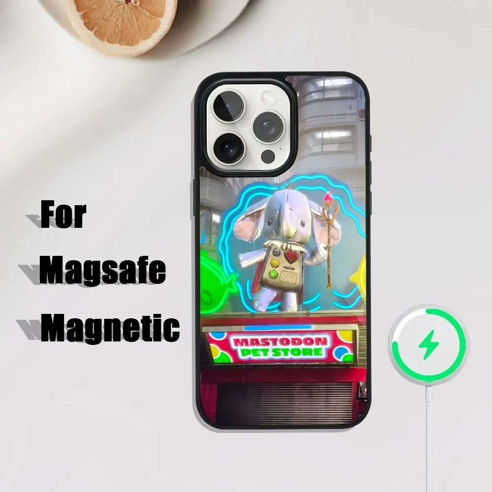 حافظة هاتف Game S-Split F-Fiction لهاتف iPhone 16,15,14,13,12,11,Plus,Pro,Max Mini Magsafe شحن لاسلكي مغناطيسي