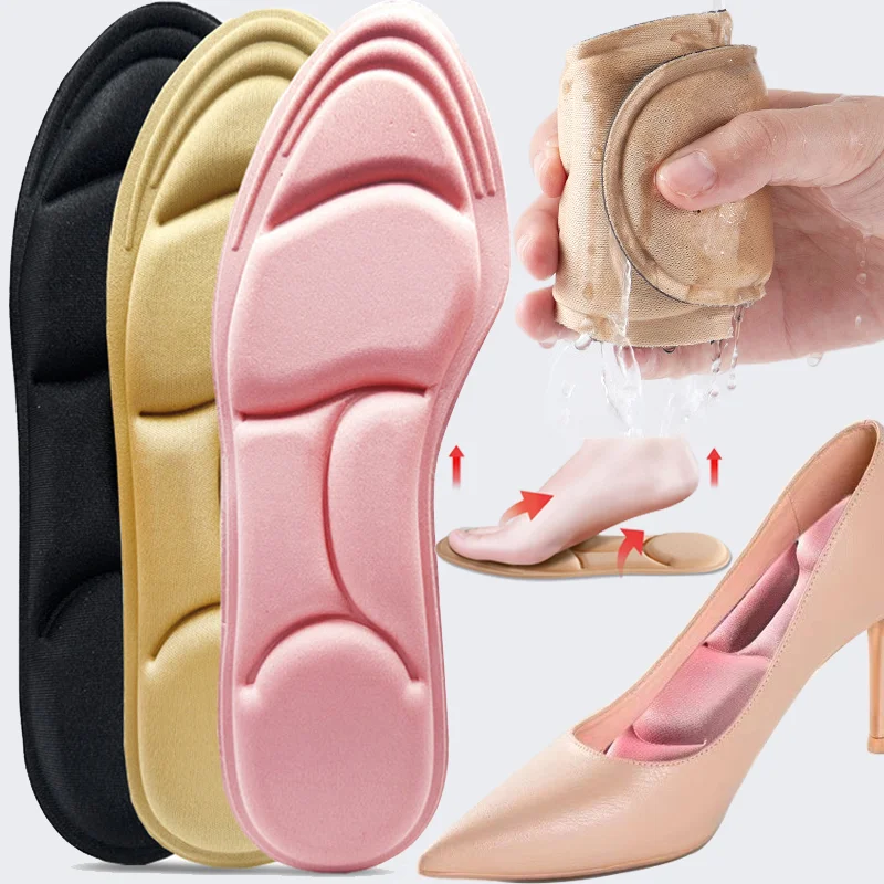 

5 In 1 Sports Shoes Pads Memory Sponge Soft Sports Insoles High Heels Run Arch Support Massage Insole Sole Shoe Cushion Shoe-pad