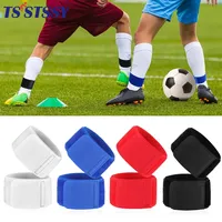 1Pair Anti-Slip Soccer Shin Straps Holders Football Socks Shin Fixed Straps for Sports Kicking Ball Running Cycling Youth Adults