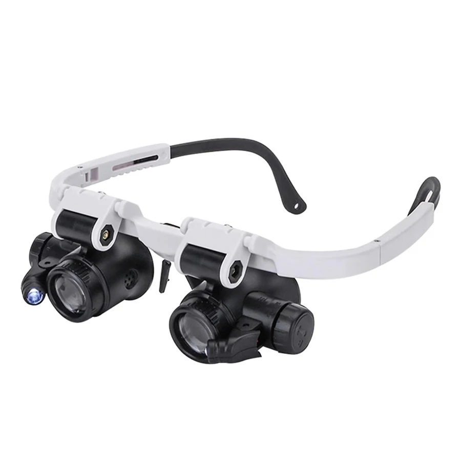 

8X 15X 23X Goldsmith Tools Lighted Magnifying Glasses Reading Magnifier For watch repaired
