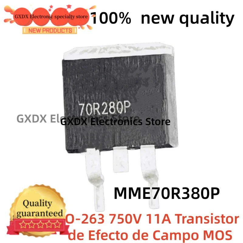 10-20-30-50Uds 100% new 70R380P MME70R380P TO-263 750V 11A MOS Field Effect Transistor In Stock