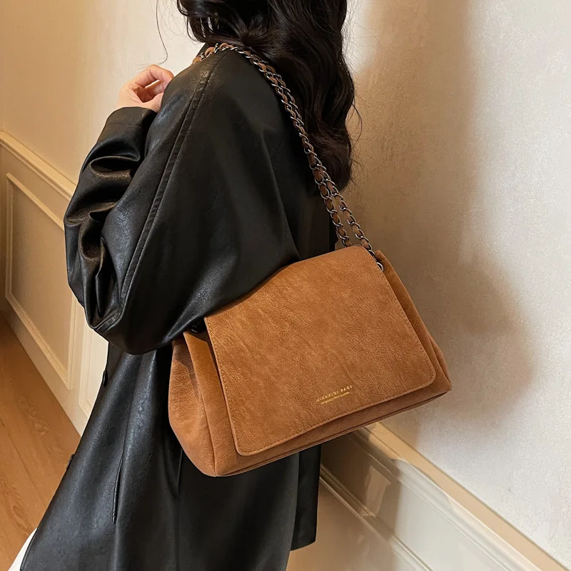 

2025 Stylish Chain Shoulder Bag, Women's Fashion Crossbody Purse, Trendy Versatile Single Strap Bag, Chic Day to Night Tote