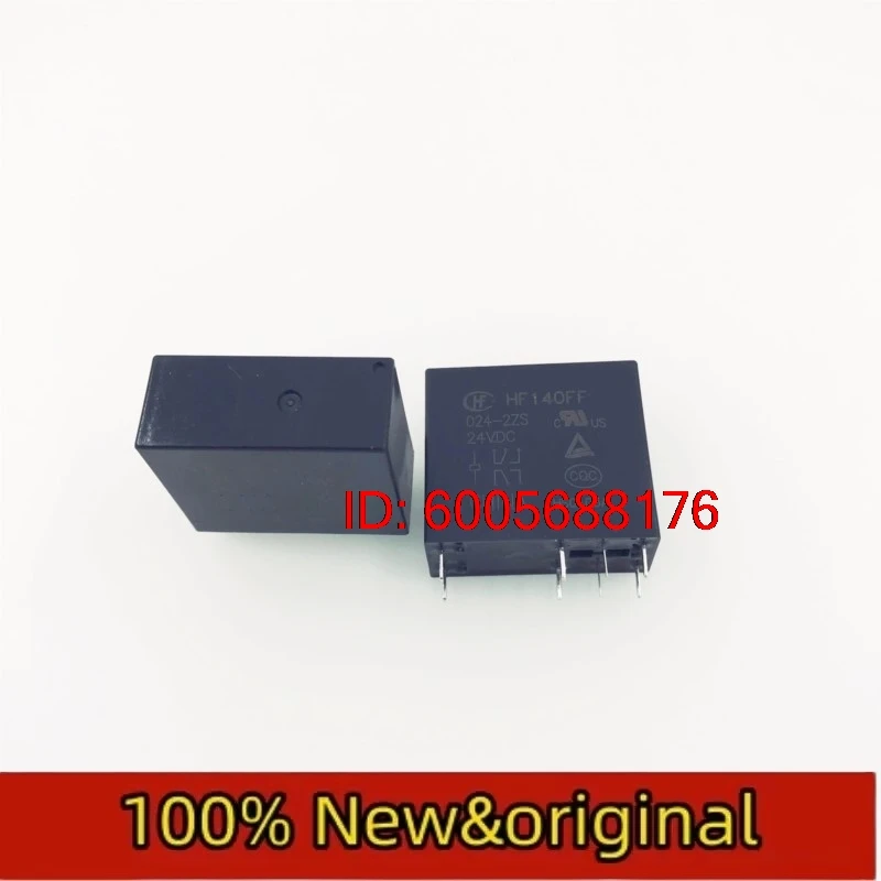 10PCS Hongfa relay HF140FF-024-2ZS 24VDC two group conversion 8-pin 10A250VAC Original & Brand New