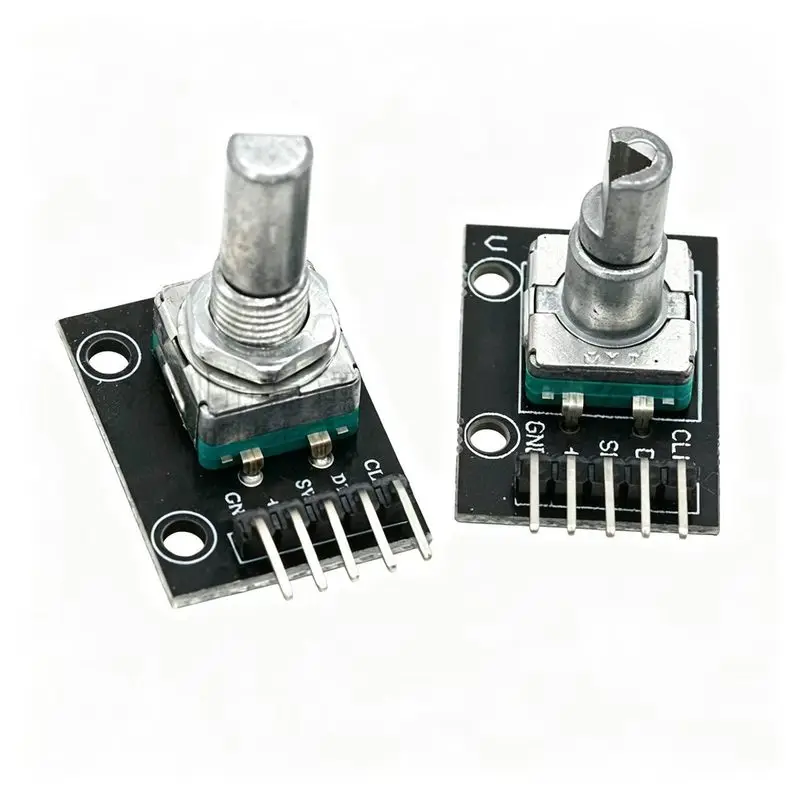 KY-040 Rotary Encoder Module 360 Degree Rotation Sensor With Push Button for Arduino Raspberry Pi ESP32 1PCS/5PCS/10PCS