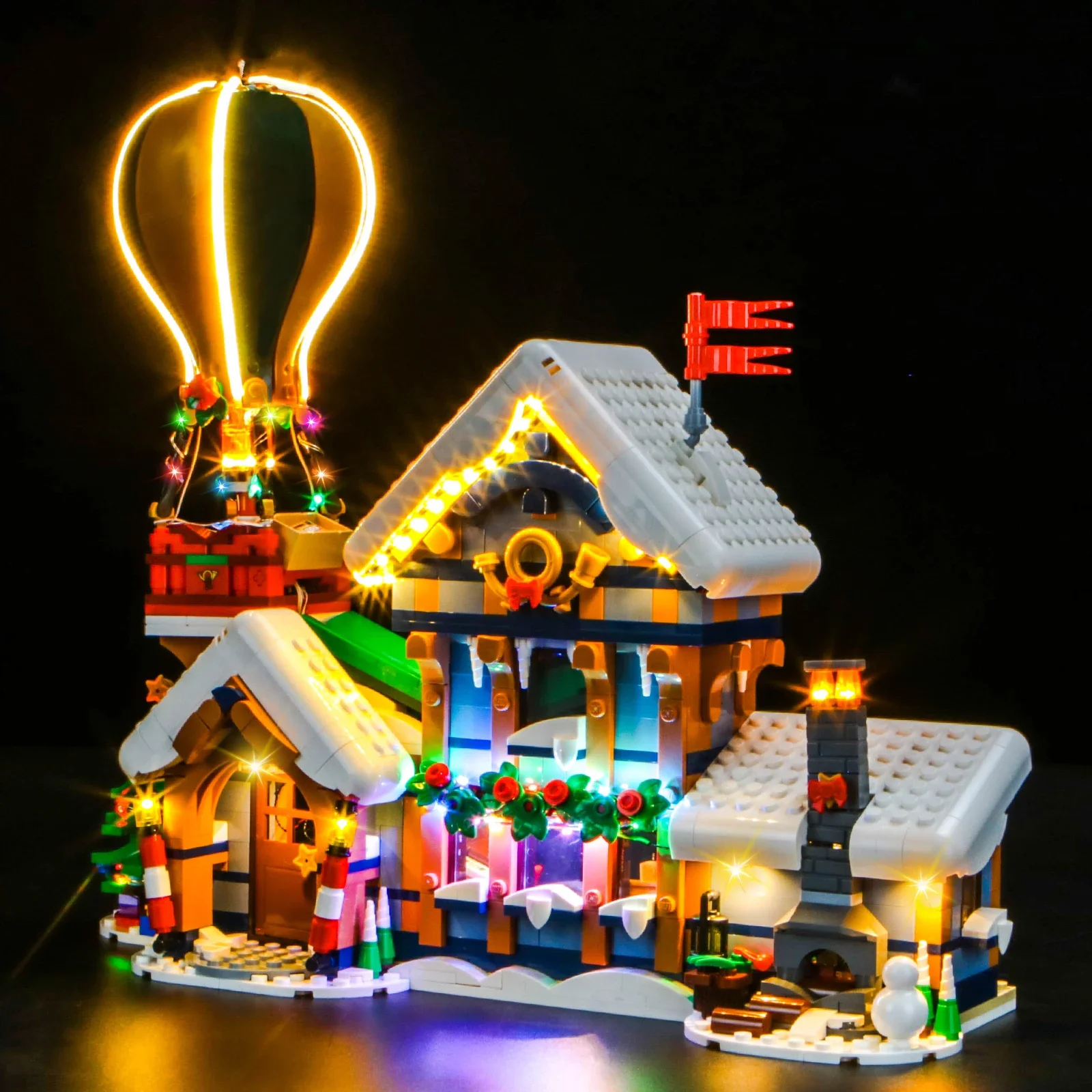 LED Light Kit for 10339 Santa's Post Office Building Blocks Lights (NO Blocks Only LED Light) Bricks Lights Set For Xmas Gifts