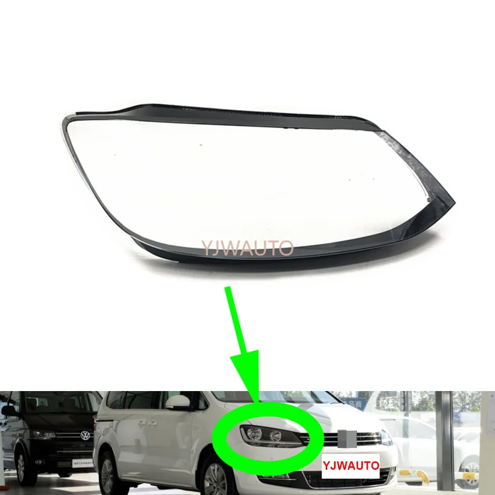 

For VW Sharan 2012 2013 2014 2015 2016 2017 2018 2019 Headlamp Cover Car Headlight Lens Replacement Front Lampshade Auto Shell