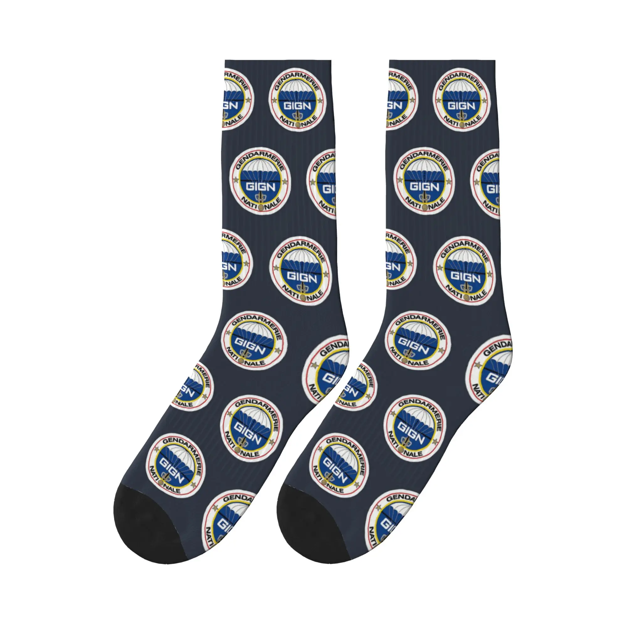 

National Gendarmerie Intervention Group - GIGN (France) Sports Socks Super Soft Stockings All Season Long Socks for Man Woman