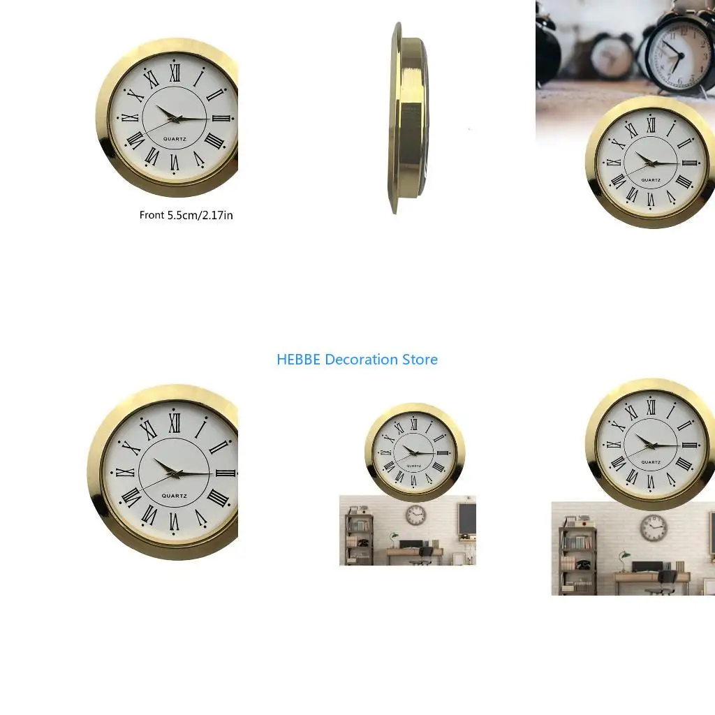 B0KC Practical Clock Head with Inlaid Numerals for Various Settings