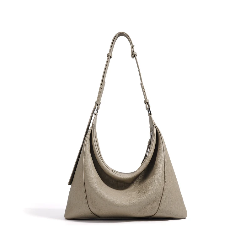 Women Nich Design Handbags High-end Soft Genuine Leather Shoulder Underarm Bag Luxury All-match Fashionable Crossbody Bags Bolsa