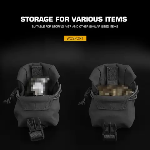 Tactical Frag Pouch Multi-Purpose Grenade Pouch with Waist Belt Storage for Outdoor Hunting Accessories