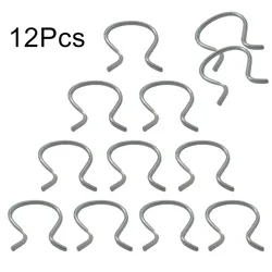 12Pcs/set Car Interior Door Window Crank Clip Metal Retainer Roll Up Retaining Winder Handle Clamp For Chevrolet For Pontiac Kit