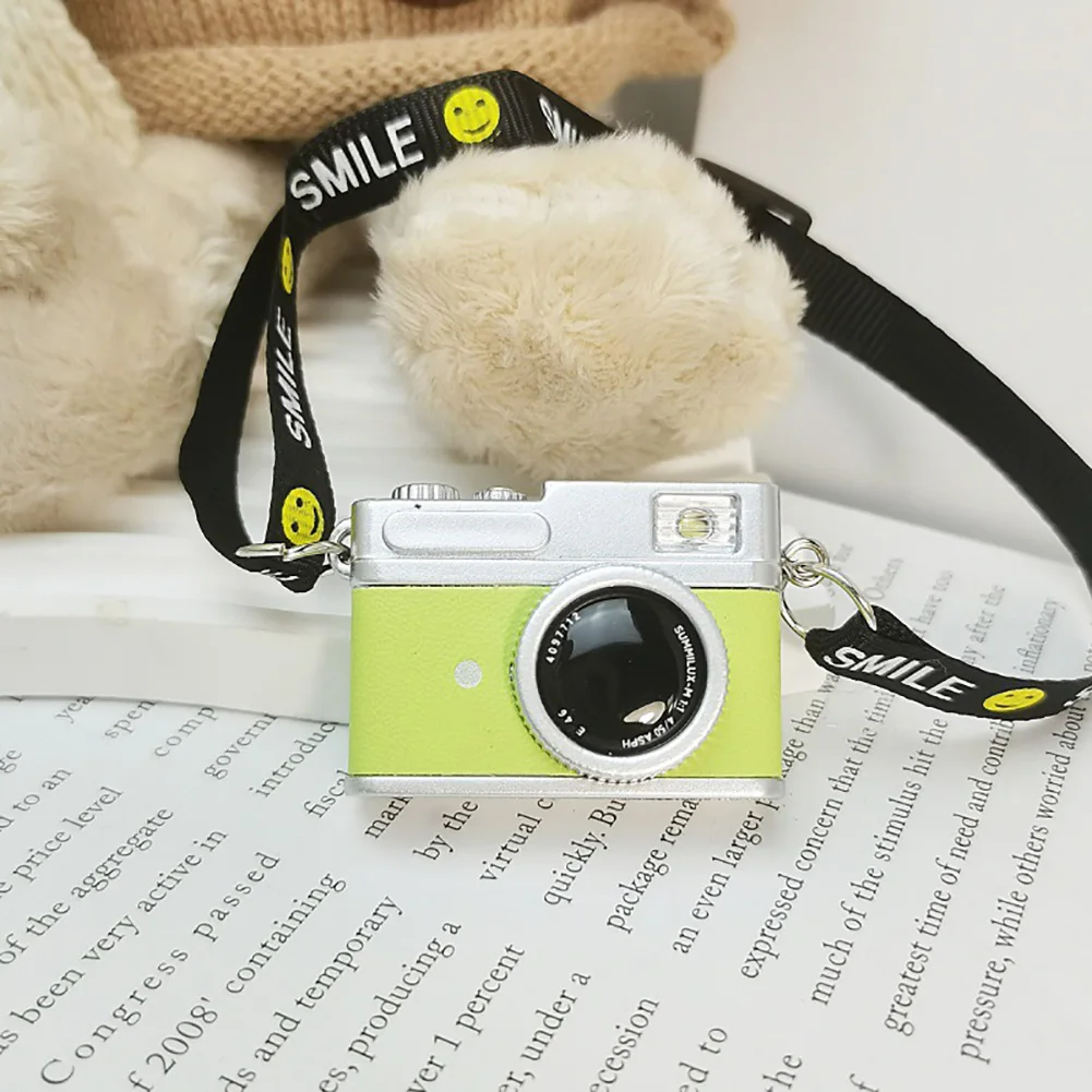 For 17cm Labubu V1 V2 Doll Accessories  Miniature Digital Camera Can Emit Light Retro Color Scheme  Labubu Clothes Ropa Labubu