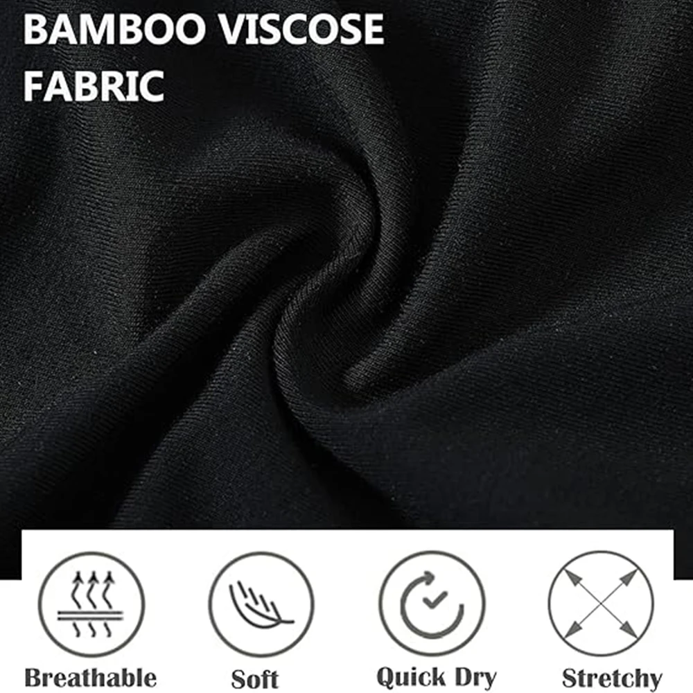 Jinshi Mens Sexy Briefs Bamboo Stretch Flex TAGLESS With Comfort Waistband Mens Briefs With Front Open Underpants