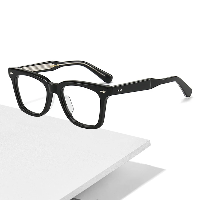 Top Quality Square Optical Eyeglasses Frame Men Acetate Prescription Glasses Frames for Women Brand Design Myopia Eyewear Male