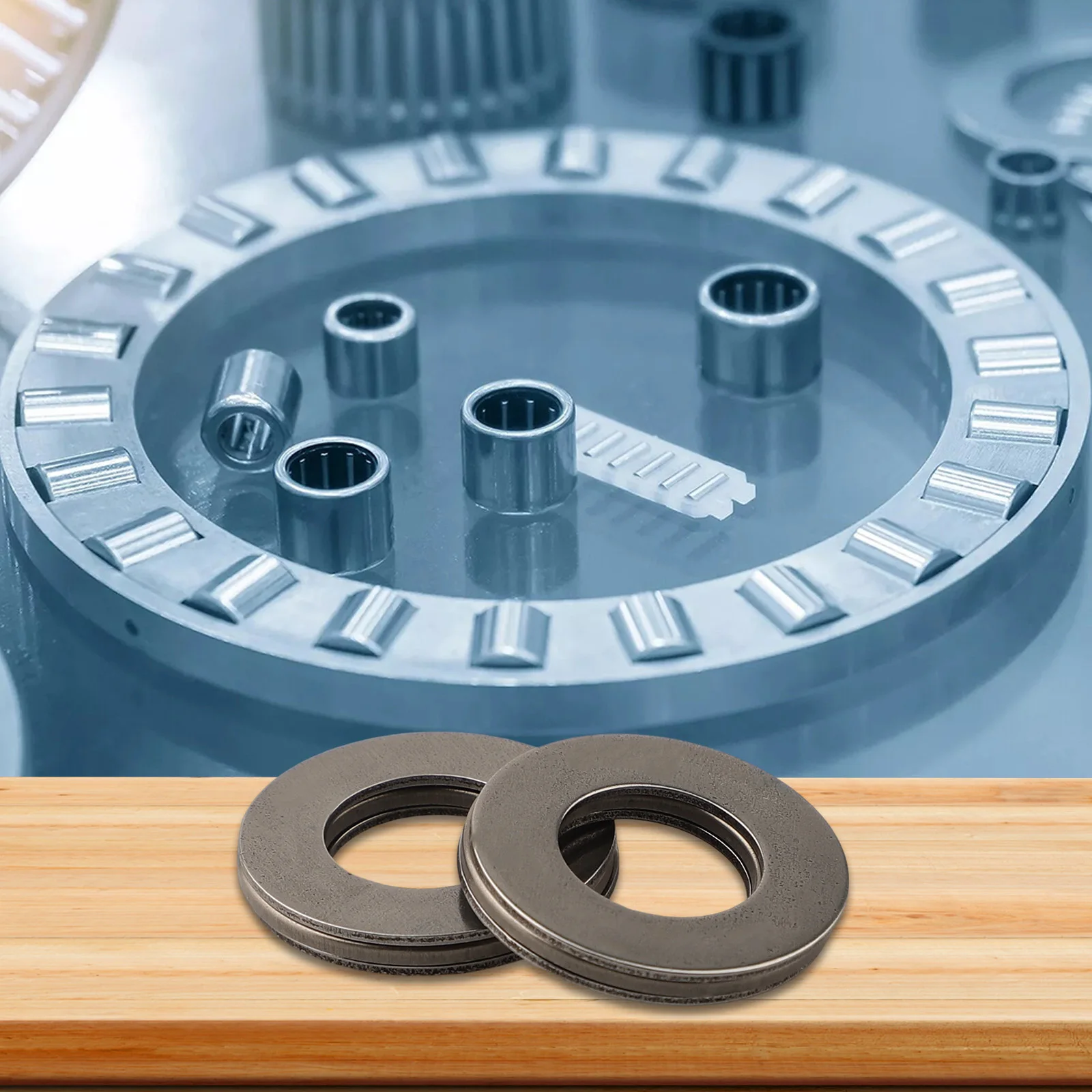 Compact Design AXK1528 Bearings Hardened Polished Washers Hardened Spring Steel Heavy Load Accommodation For Heavy Axial Loads