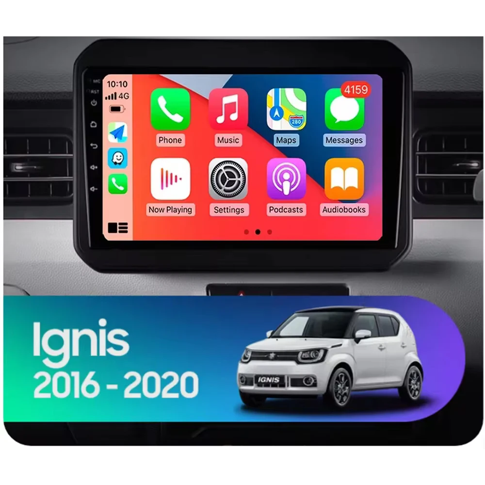 Android 14 Wireless Auto Carplay For Suzuki Ignis 2016 2017 2018 2019 2020 Car Radio Multimedia Video Player Navi GPS Stereo DSP