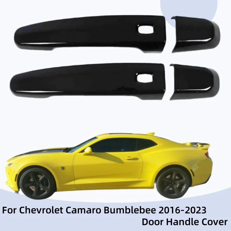 

For Chevrolet Camaro Bumblebee 2016 2017 2018 2019 2020 2021 2022 2023 Car Stickers Door Handle Cover Trim Paste Style