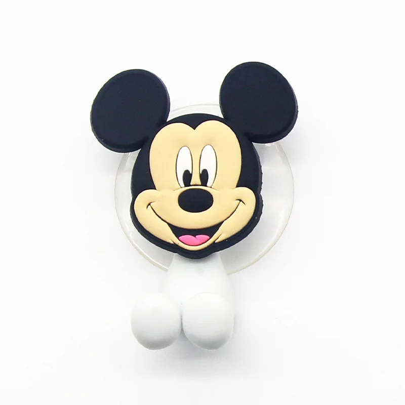 Держатель для зубных щеток Микки Ститч, настенная полка с аниме-фигуркой, мультяшный дизайн, для кухни, ванной комнаты, детских игрушек