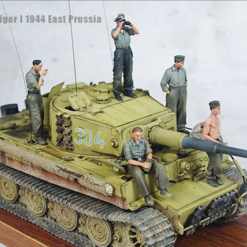 Kit de modelo sin pintar con figura de resina 1/35, tema militar, (5 personas) sin montar y sin pintar GK,620R