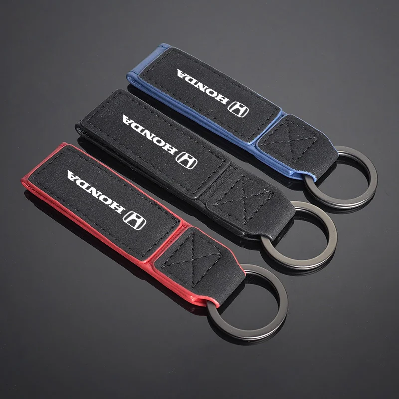 Автомобильный брелок для ключей, Стайлинг, брелок с эмблемой, аксессуары для мужчин и женщин, подарки для Honda Mugen Power Civic Accord Fit Jazz Pilot CRV Odyssey