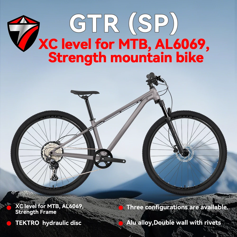 

Горный велосипед TWITTER RS-13S из сплава, модель 2026 года, с гидравлическими дисковыми тормозами M6100-12S для бездорожья