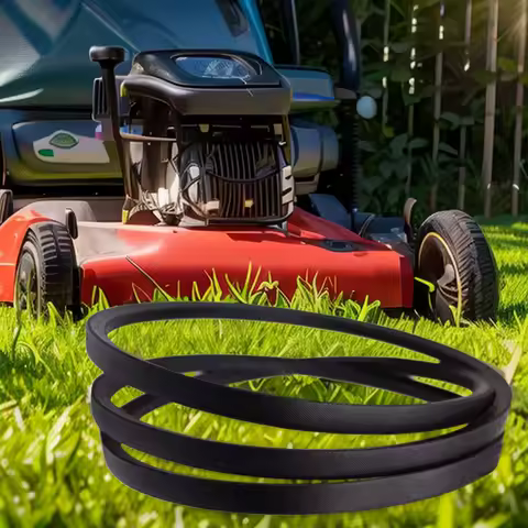 Lawn Mower Tractors Deck Belt 429636 197253 Black Deck Belt Mower Deck Drive Belt for Husqvarna Craftsman AYP Poulan