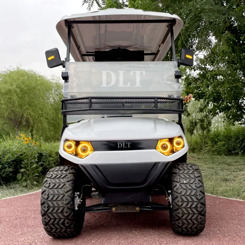 China Golf Cart Exported To The World Quickly Disassembled Electric Scooter With Golf Bag Holder 48V 5KW Electric Golf Cart