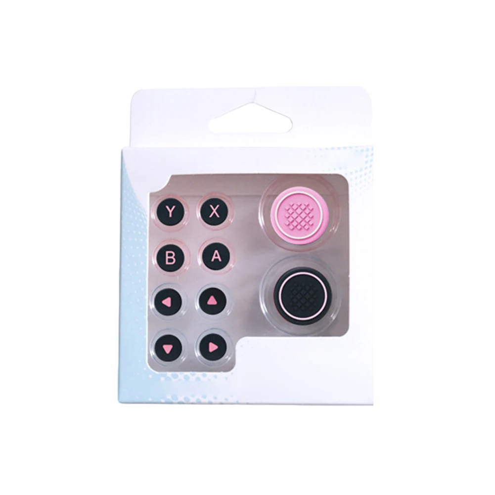 Joystick Cap & Button Stickers Button Grips Caps Controller Grip Button Caps Controller Thumb Grip Joystick Caps for Switch 2