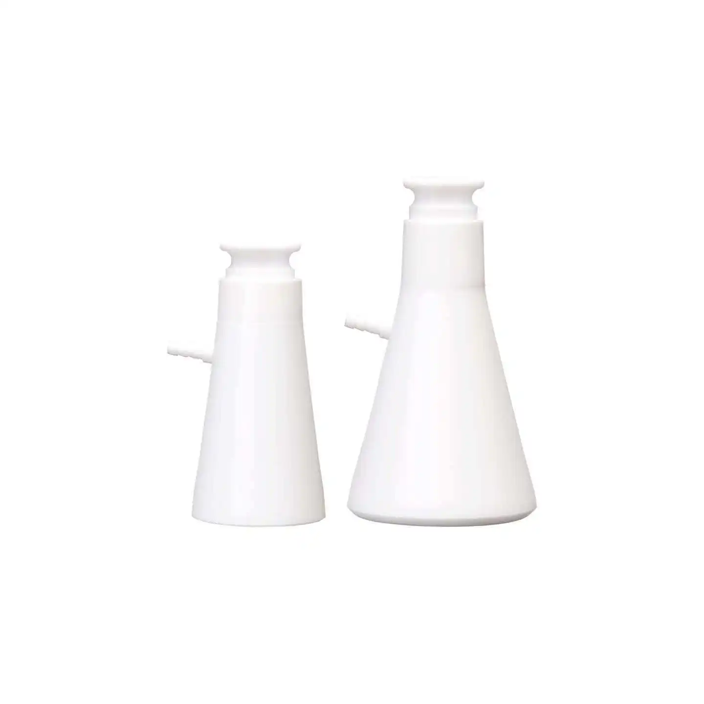 PTFE filter bottle F4 PTFE upper mouth filter bottle PTFE triangular filter bottle Corrosion resistant and high-temperature resi