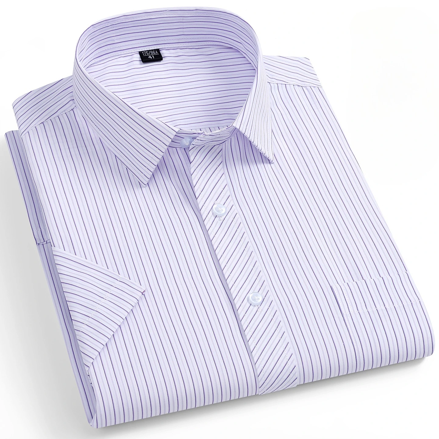

plus size 8XL cotton summer short sleeve shirts for men slim fit Casual plain shirt plaid designer top soft striped clothes