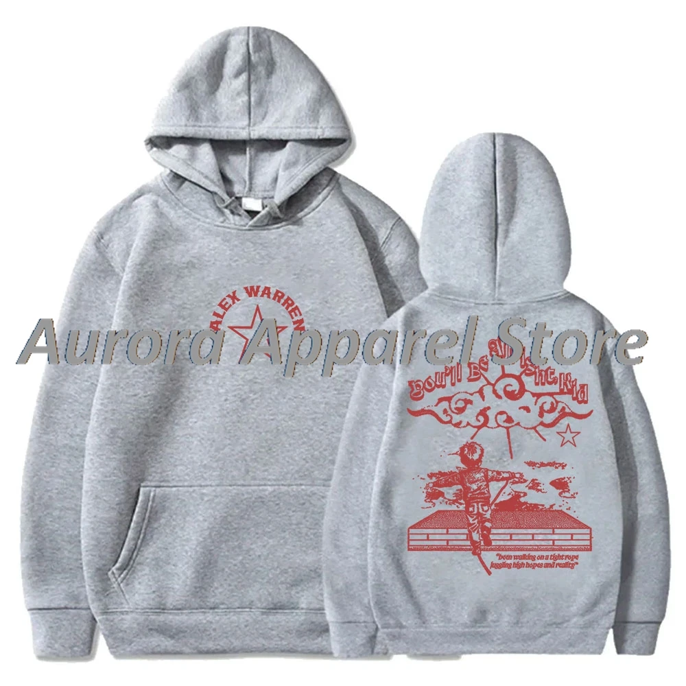 سترات Alex Warren ذات القلنسوة الضيقة ذات القلنسوة You Will Be Alright Merch Cosplay للنساء والرجال، بلوزات بأكمام طويلة