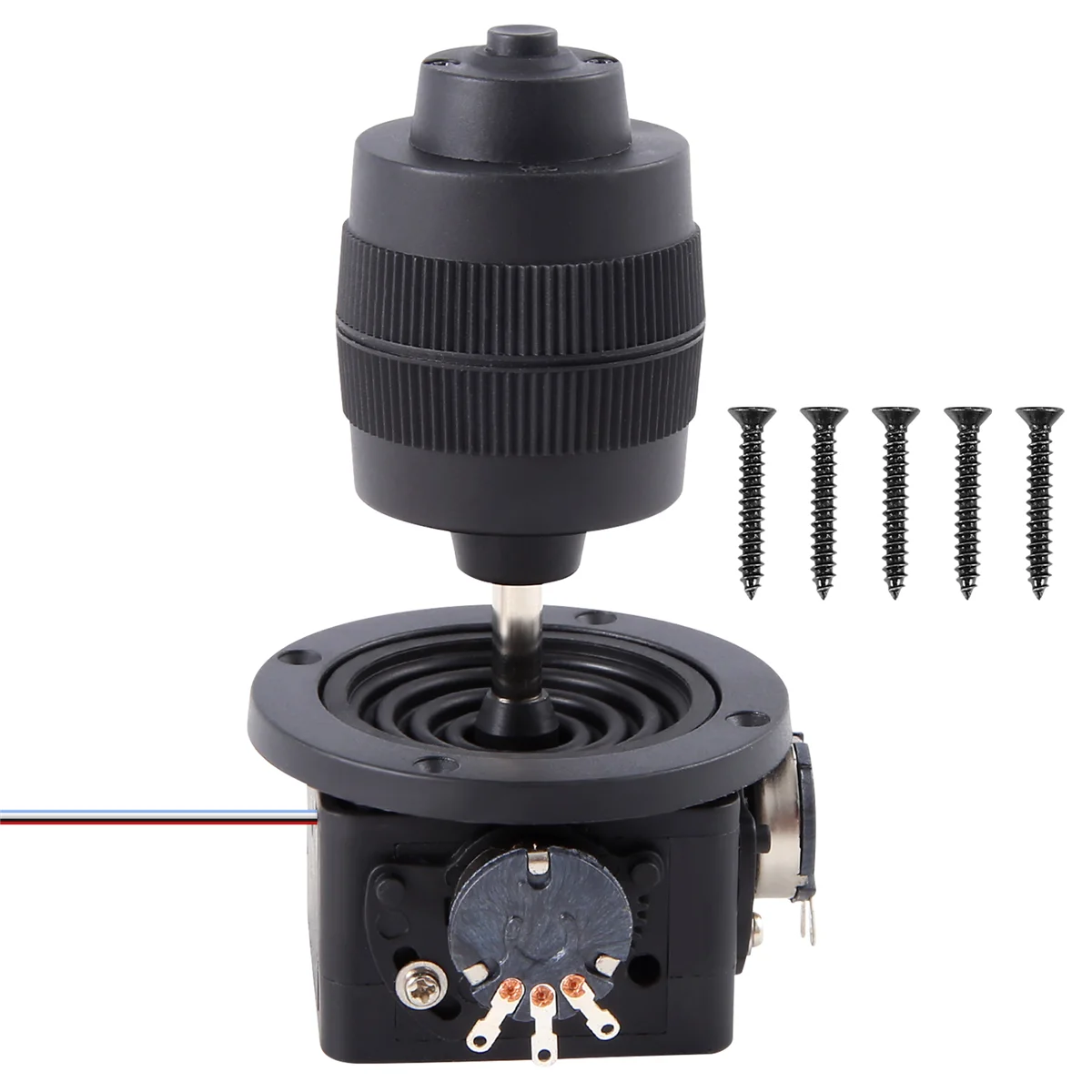 4-Axis D400B-M2 5K Joystick Potentiometer Rocker Hall Joystick Dimensional Resistance 5k Sealed with Button Switch